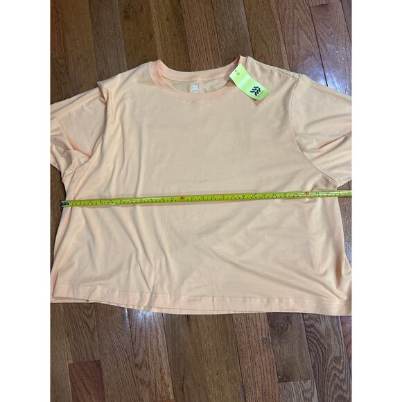 All in Motion Women's Yellow T-Shirt - Plus Size 3X - Picture 7 of 8